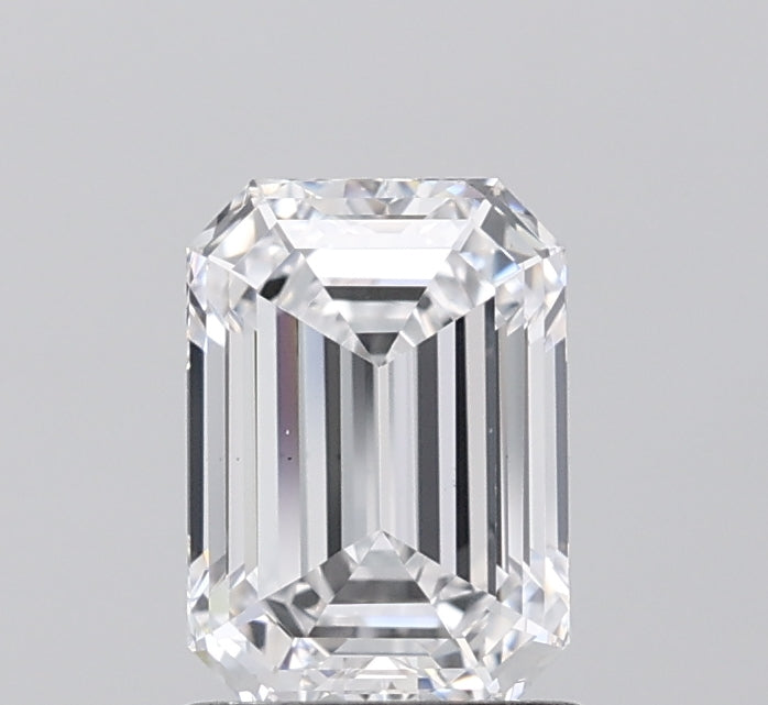 1.55ct Emerald D VVS2 Lab Created Diamond