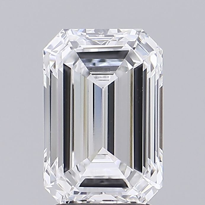 2.49ct Emerald D VVS2 Lab Created Diamond
