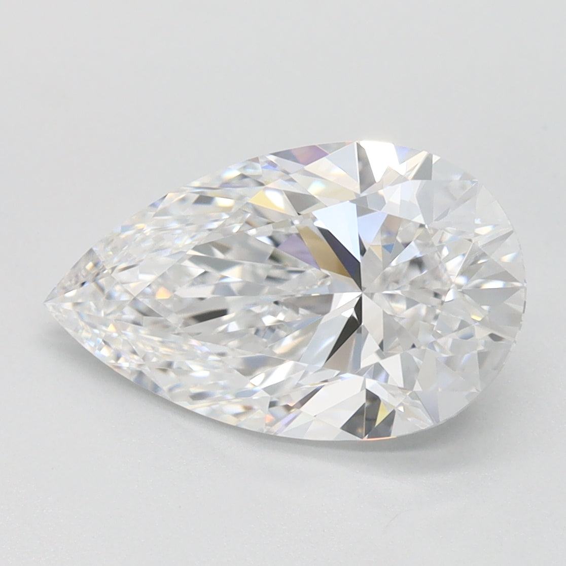 2.14ct Pear D IF Lab Created Diamond