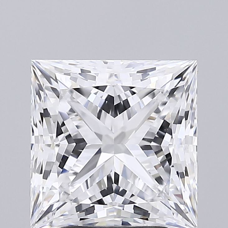 3.08ct Princess D VVS2 Lab Created Diamond