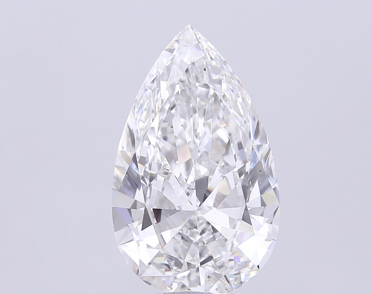 7.02ct Pear F VS1 Lab Created Diamond