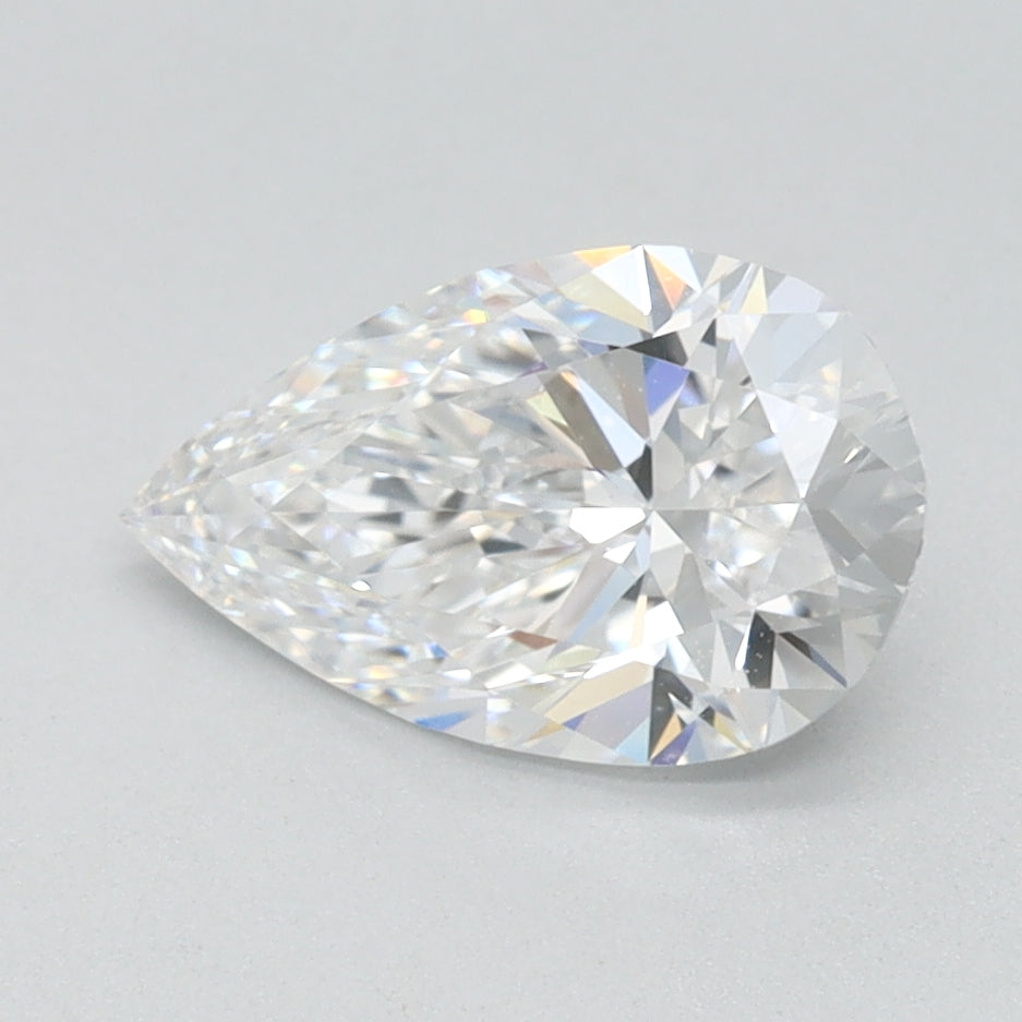 1.04ct Pear D IF Lab Created Diamond