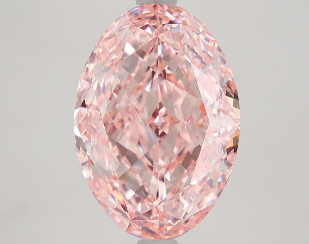 4.2ct Oval VVS2 Lab Created Diamond