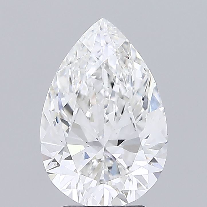 3.04ct Pear F VS2 Lab Created Diamond