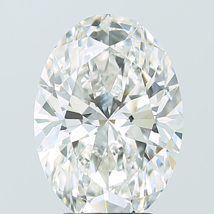 4.07ct Oval F VVS2 Lab Created Diamond
