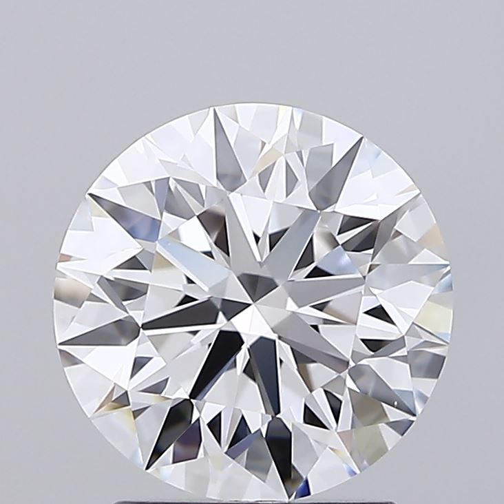 2.2ct Round D VVS2 Lab Created Diamond