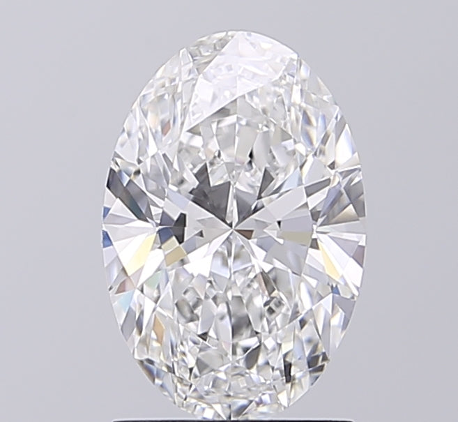 1.6ct Oval D VVS2 Lab Created Diamond