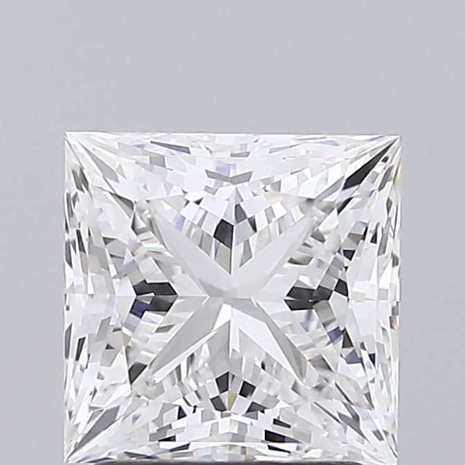 2.07ct Princess D VVS2 Lab Created Diamond