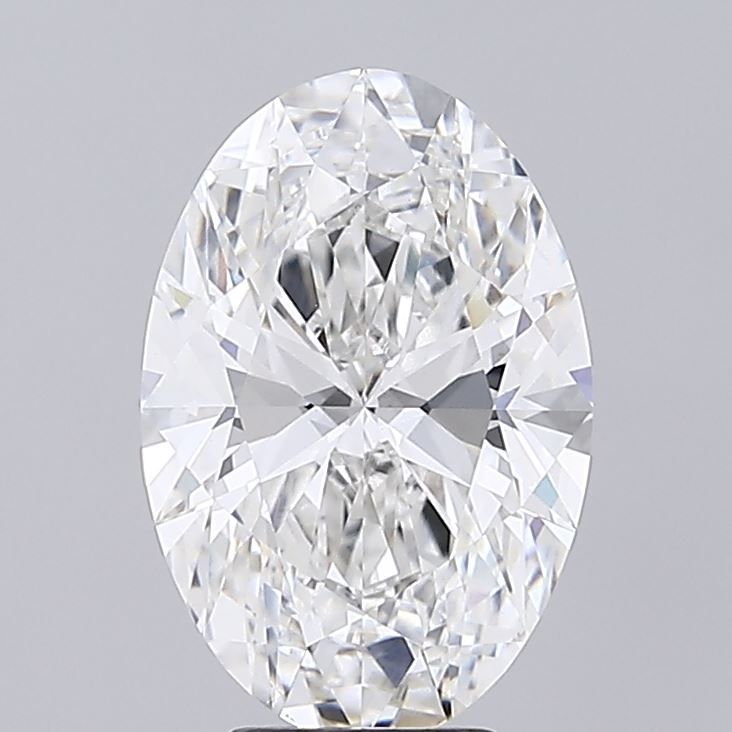 5.08ct Oval F VS1 Lab Created Diamond