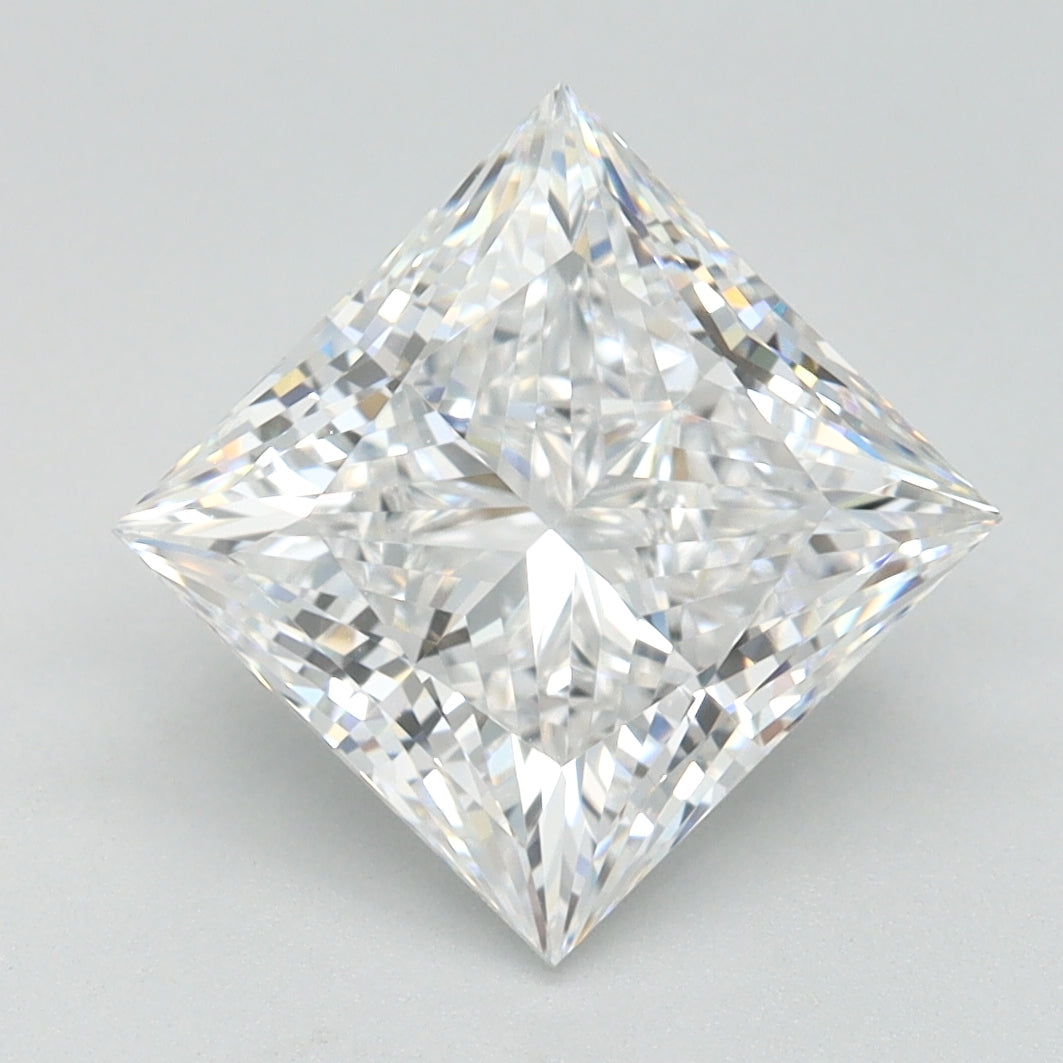 2.57ct Princess D VVS1 Lab Created Diamond