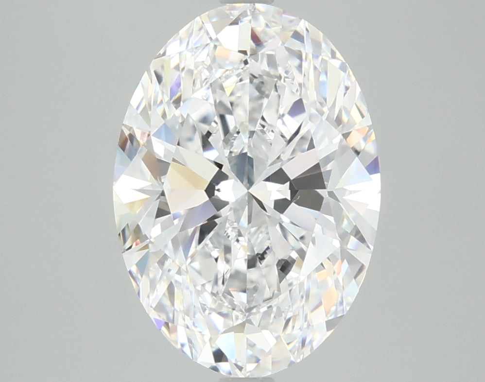 4ct Oval D IF Lab Created Diamond