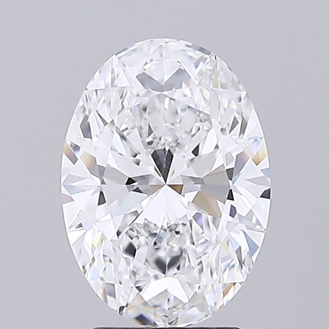 2.65ct Oval D IF Lab Created Diamond