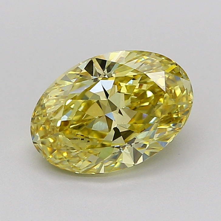 1.71ct Oval VVS2 Lab Created Diamond