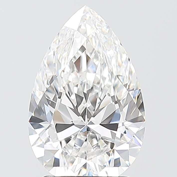 2.09ct Pear E VVS2 Lab Created Diamond
