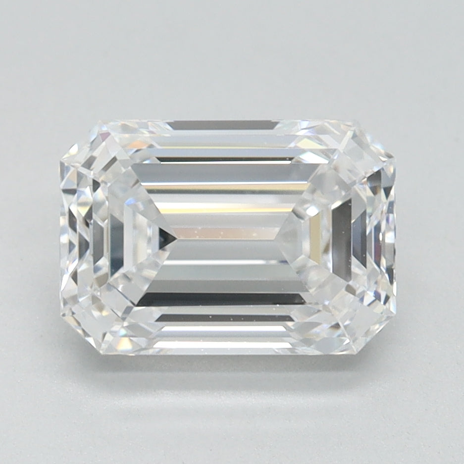 1.72ct Emerald D VVS1 Lab Created Diamond