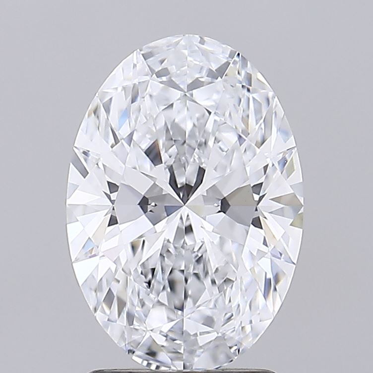 2.09ct Oval E IF Lab Created Diamond