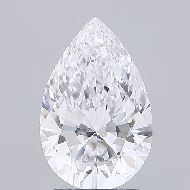 1.92ct Pear D VVS2 Lab Created Diamond