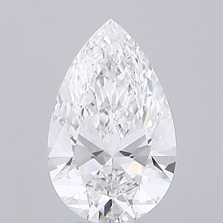 4.01ct Pear E VVS2 Lab Created Diamond