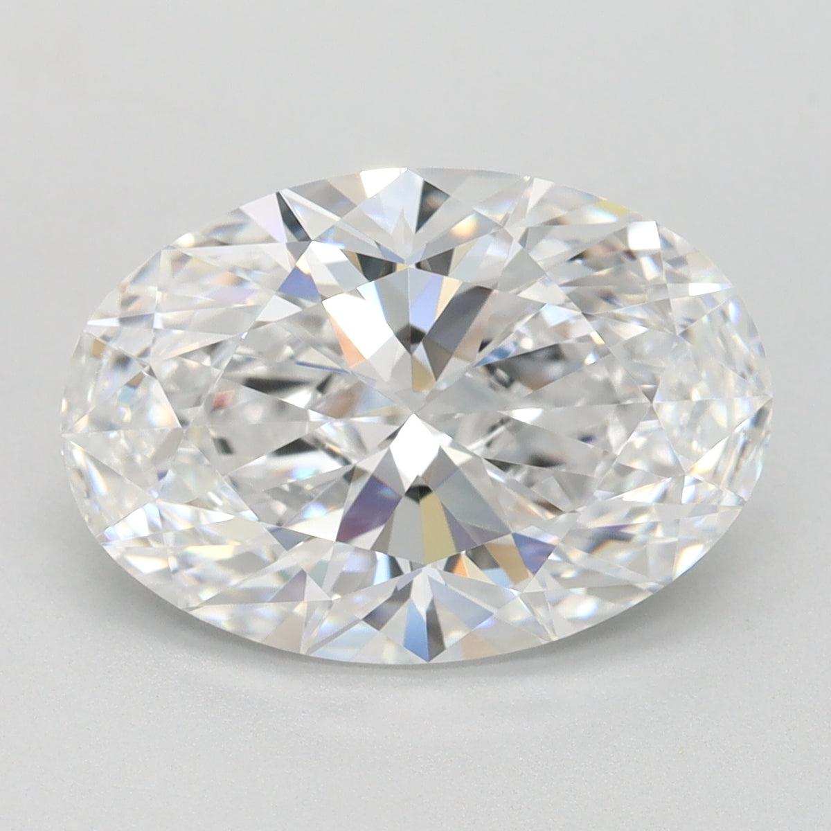 3.43ct Oval D VVS1 Lab Created Diamond