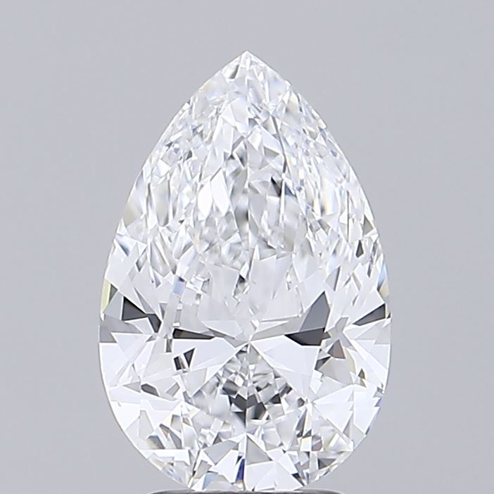 2.77ct Pear D VVS1 Lab Created Diamond