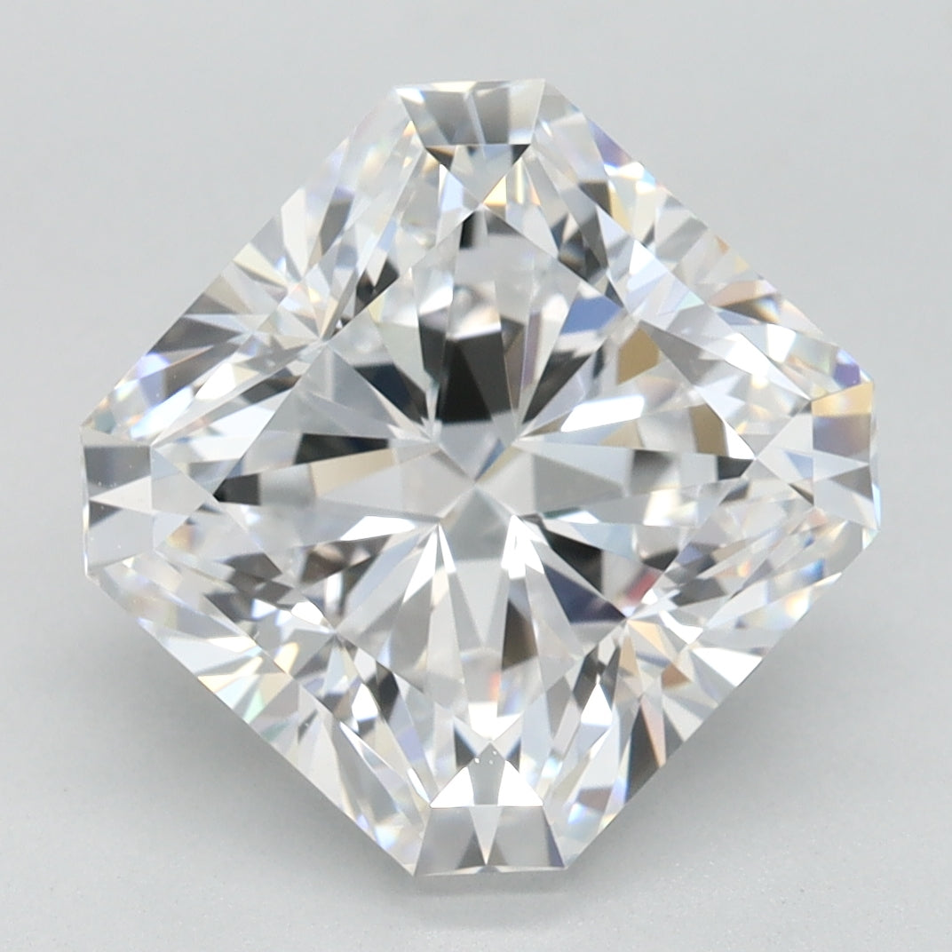 4.04ct Radiant D IF Lab Created Diamond