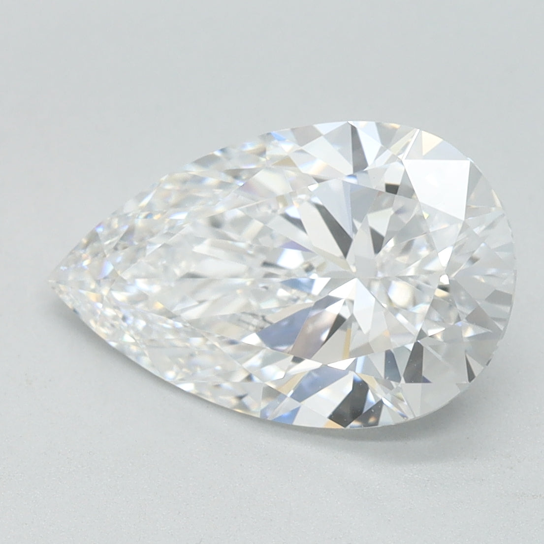 2.22ct Pear D VVS1 Lab Created Diamond