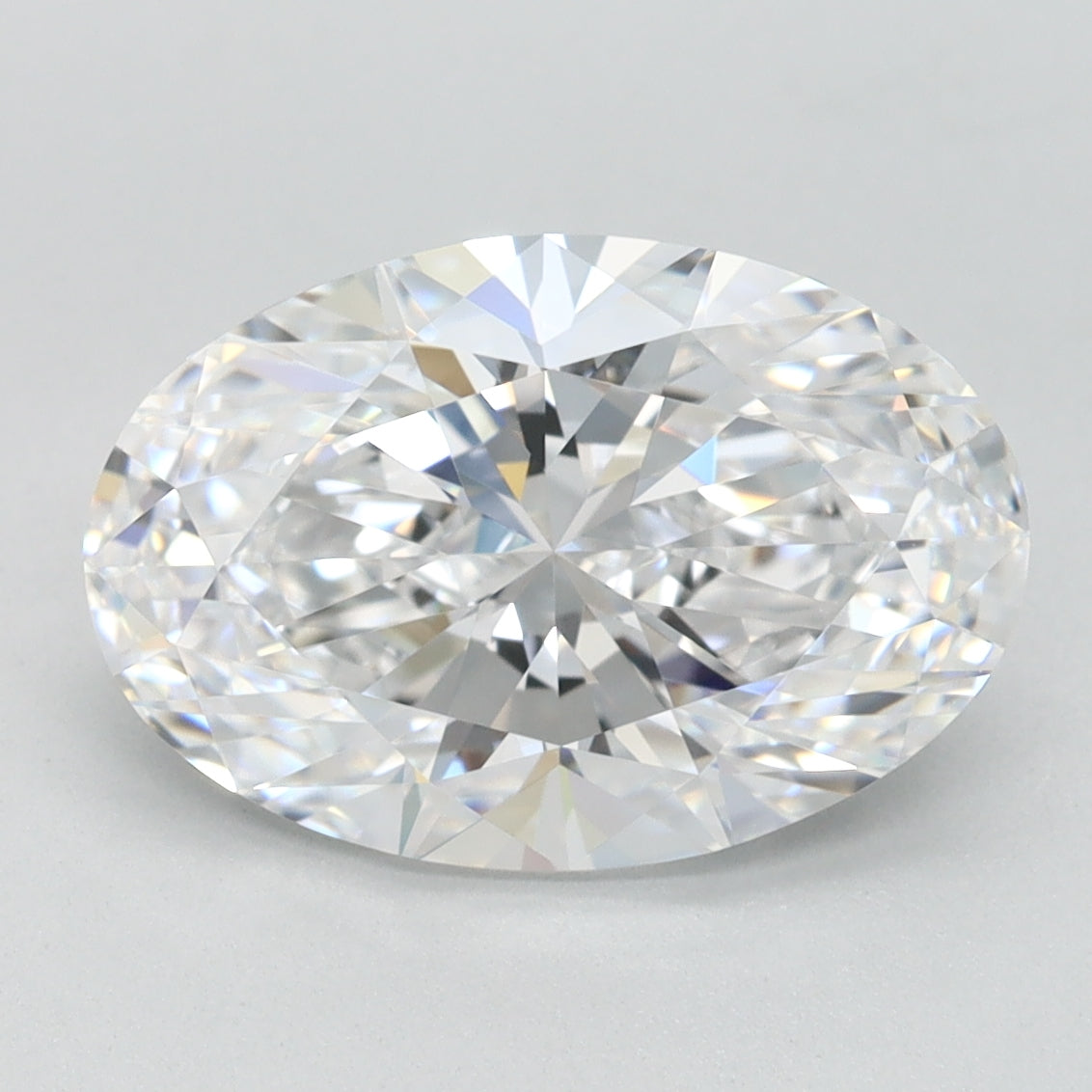 3ct Oval D IF Lab Created Diamond