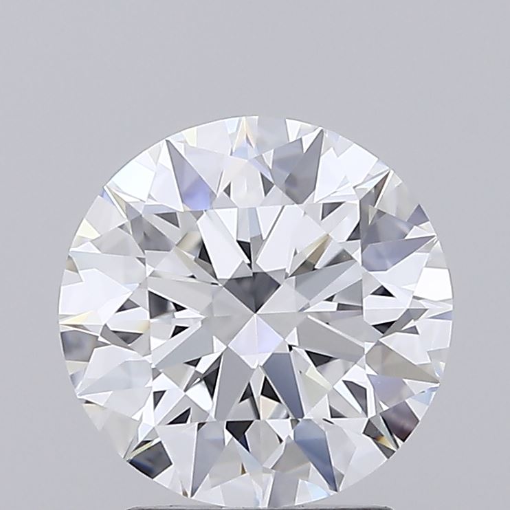 2.4ct Round D IF Lab Created Diamond