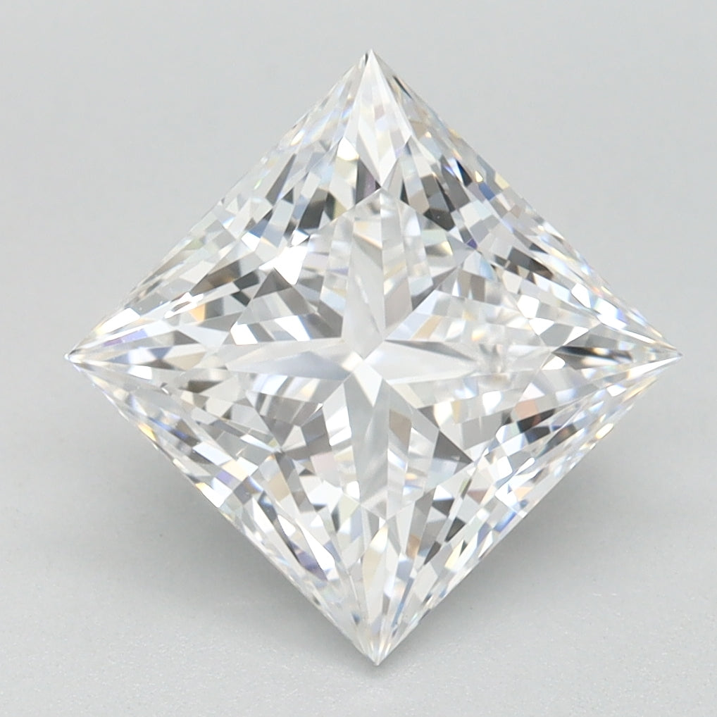 2.45ct Princess D VVS1 Lab Created Diamond