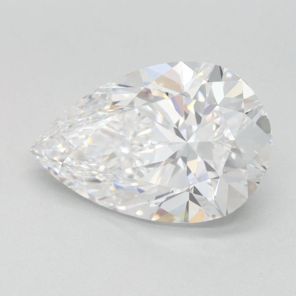 1.52ct Pear D IF Lab Created Diamond