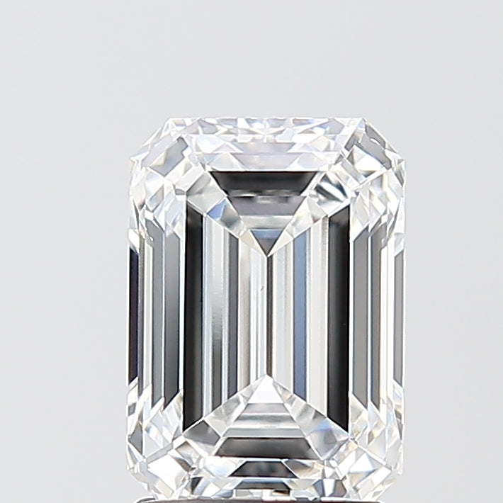 2.05ct Emerald E VVS2 Lab Created Diamond
