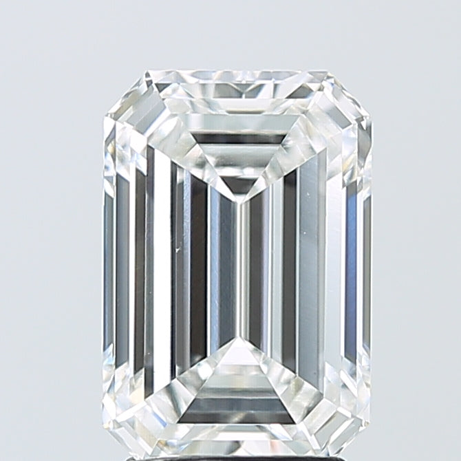 3.07ct Emerald E VVS2 Lab Created Diamond
