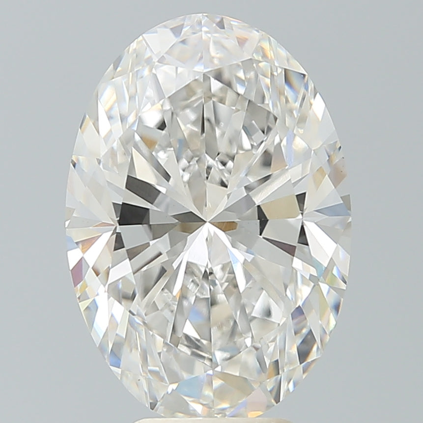 6.54ct Oval G VVS2 Lab Created Diamond