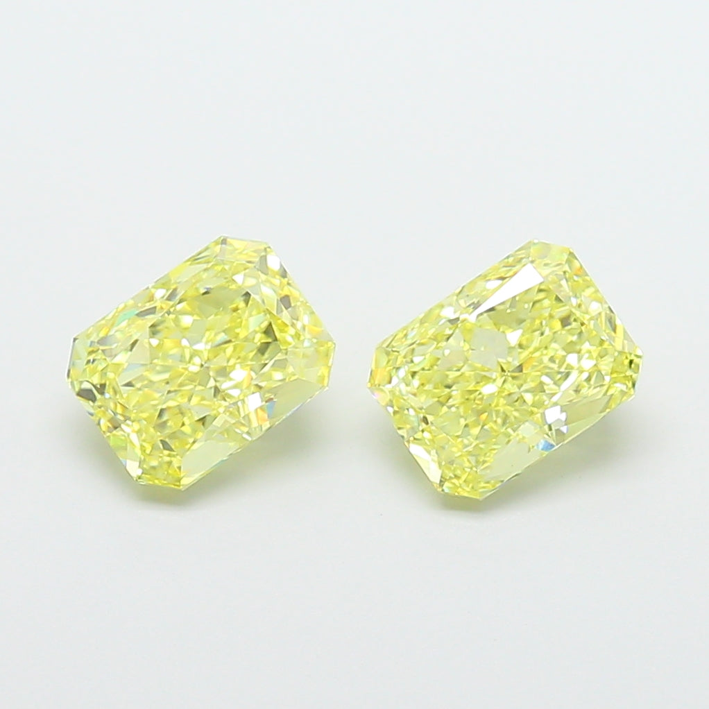 1.53ct Radiant VVS2 Lab Created Diamond