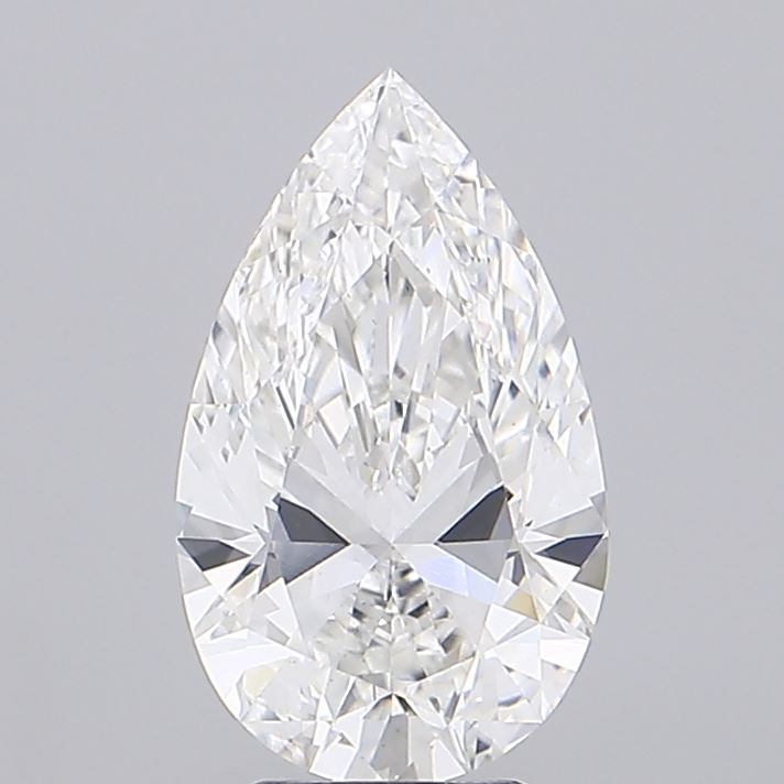 4.12ct Pear F VS1 Lab Created Diamond