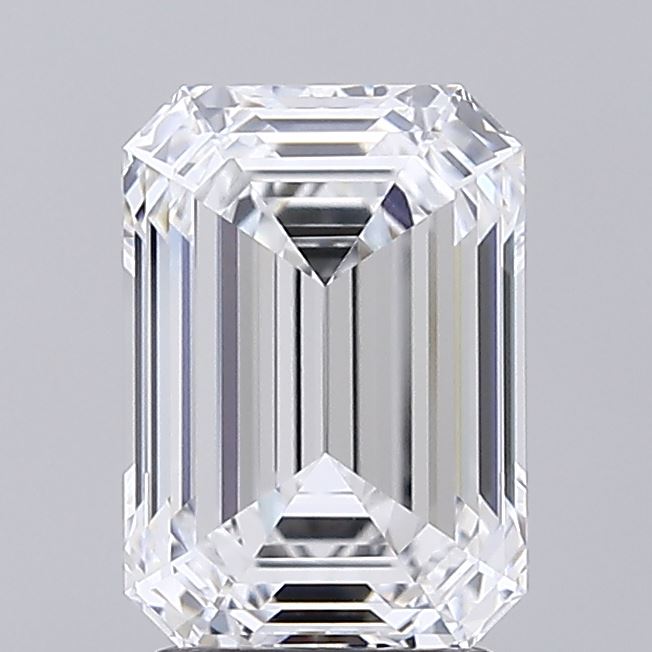 2.63ct Emerald D VVS1 Lab Created Diamond