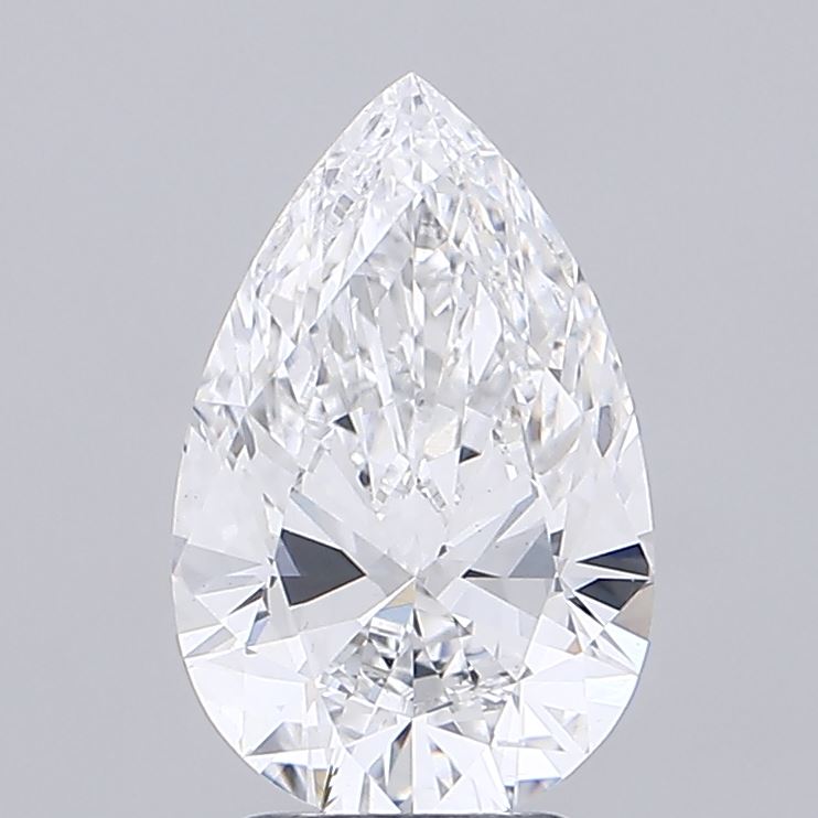 3.08ct Pear E VS1 Lab Created Diamond