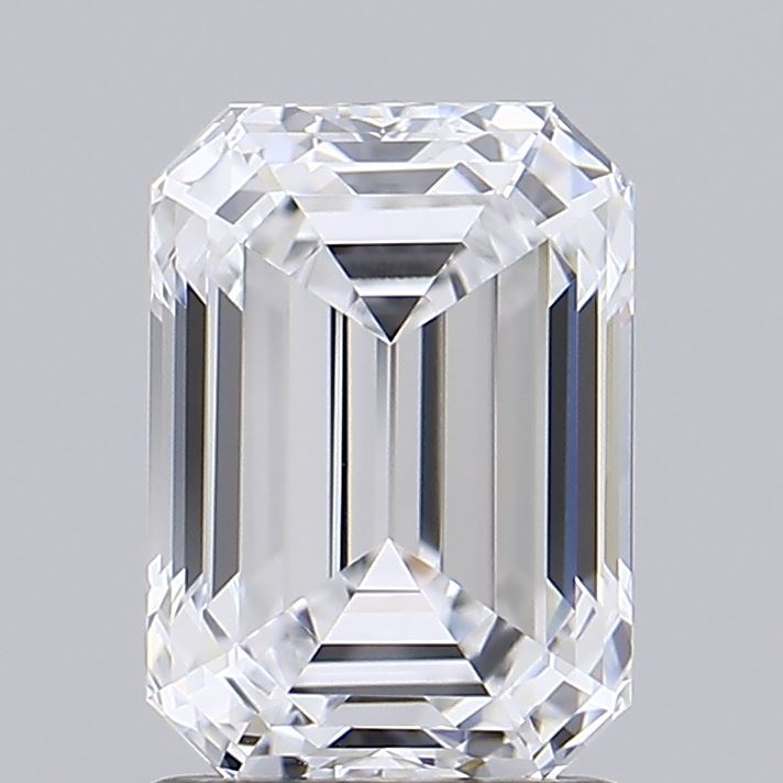 1.56ct Emerald D IF Lab Created Diamond