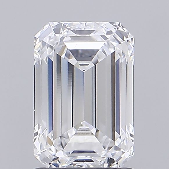 1.51ct Emerald D VVS2 Lab Created Diamond