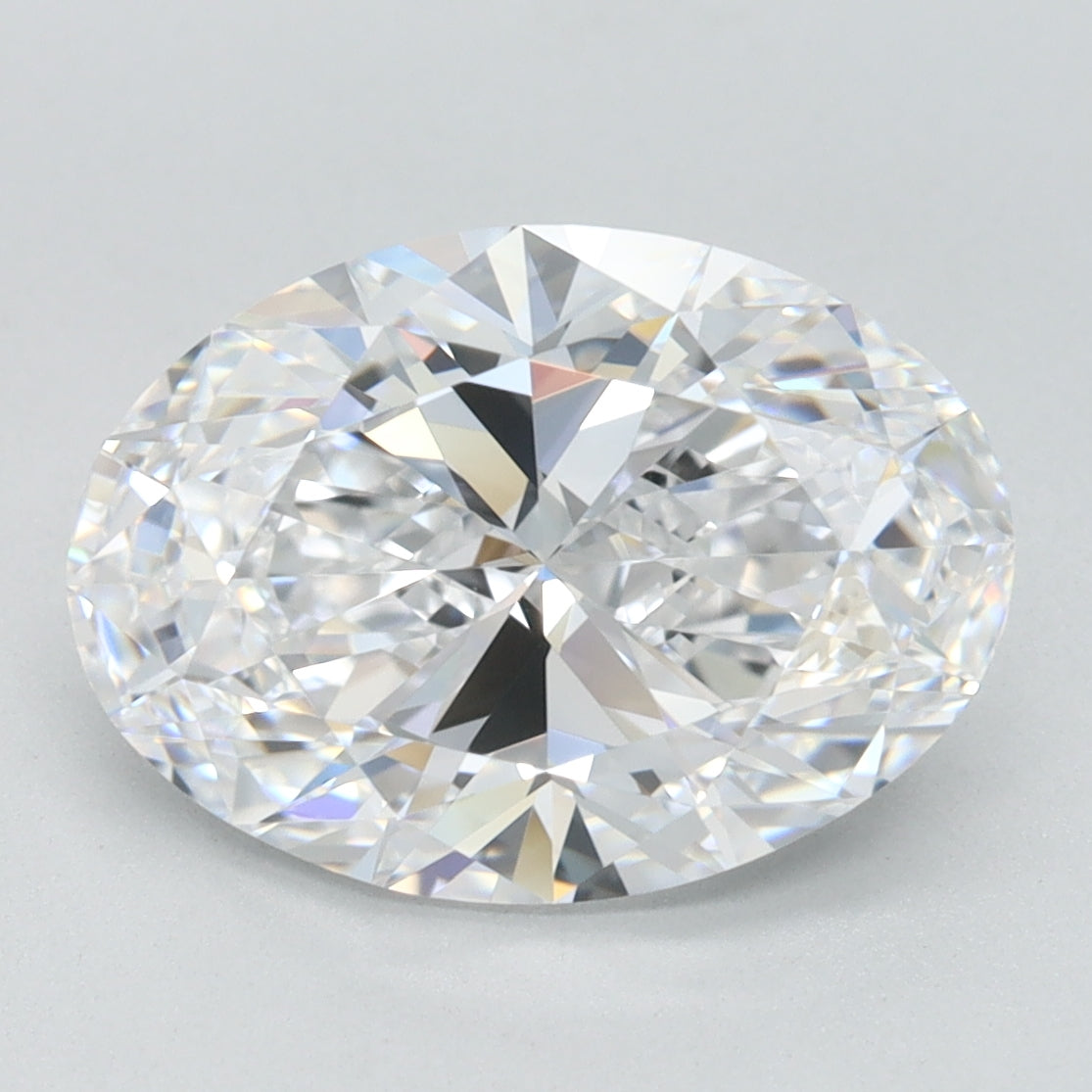 3ct Oval D IF Lab Created Diamond