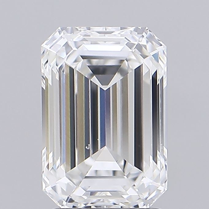 2.26ct Emerald E VVS2 Lab Created Diamond