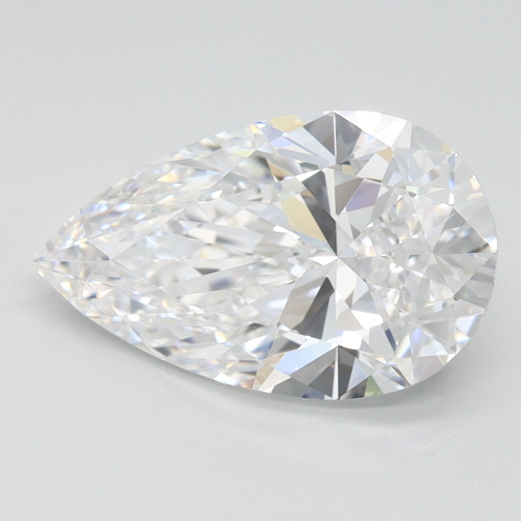 2ct Pear D IF Lab Created Diamond