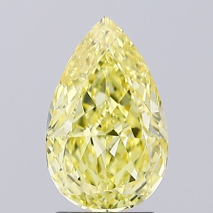 2.52ct Pear VVS2 Lab Created Diamond