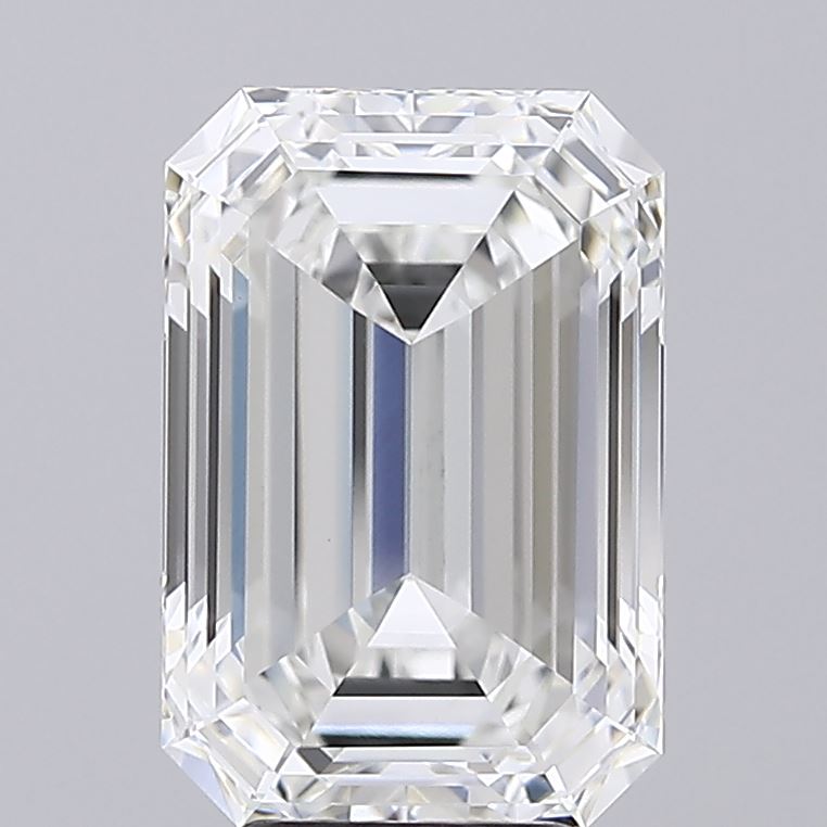 5.1ct Emerald F VVS2 Lab Created Diamond