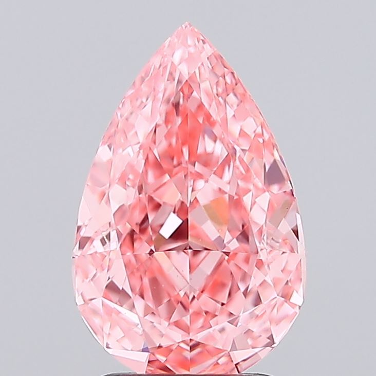 2.5ct Pear VVS2 Lab Created Diamond