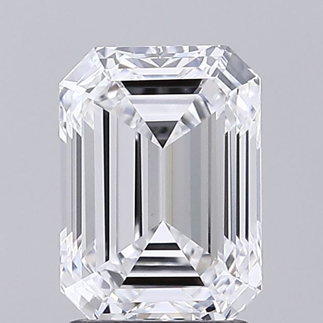 2ct Emerald D VVS2 Lab Created Diamond