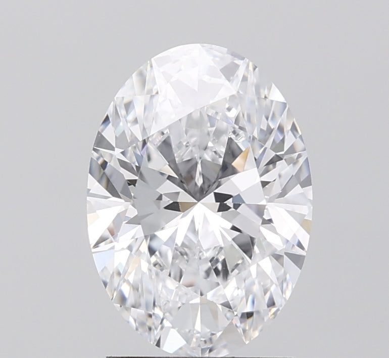 2.03ct Oval D VVS2 Lab Created Diamond