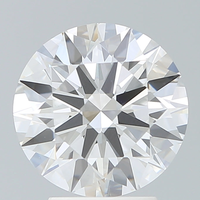 3.17ct Round F VVS2 Lab Created Diamond