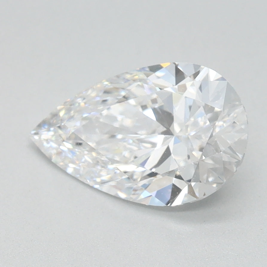 1.04ct Pear D IF Lab Created Diamond