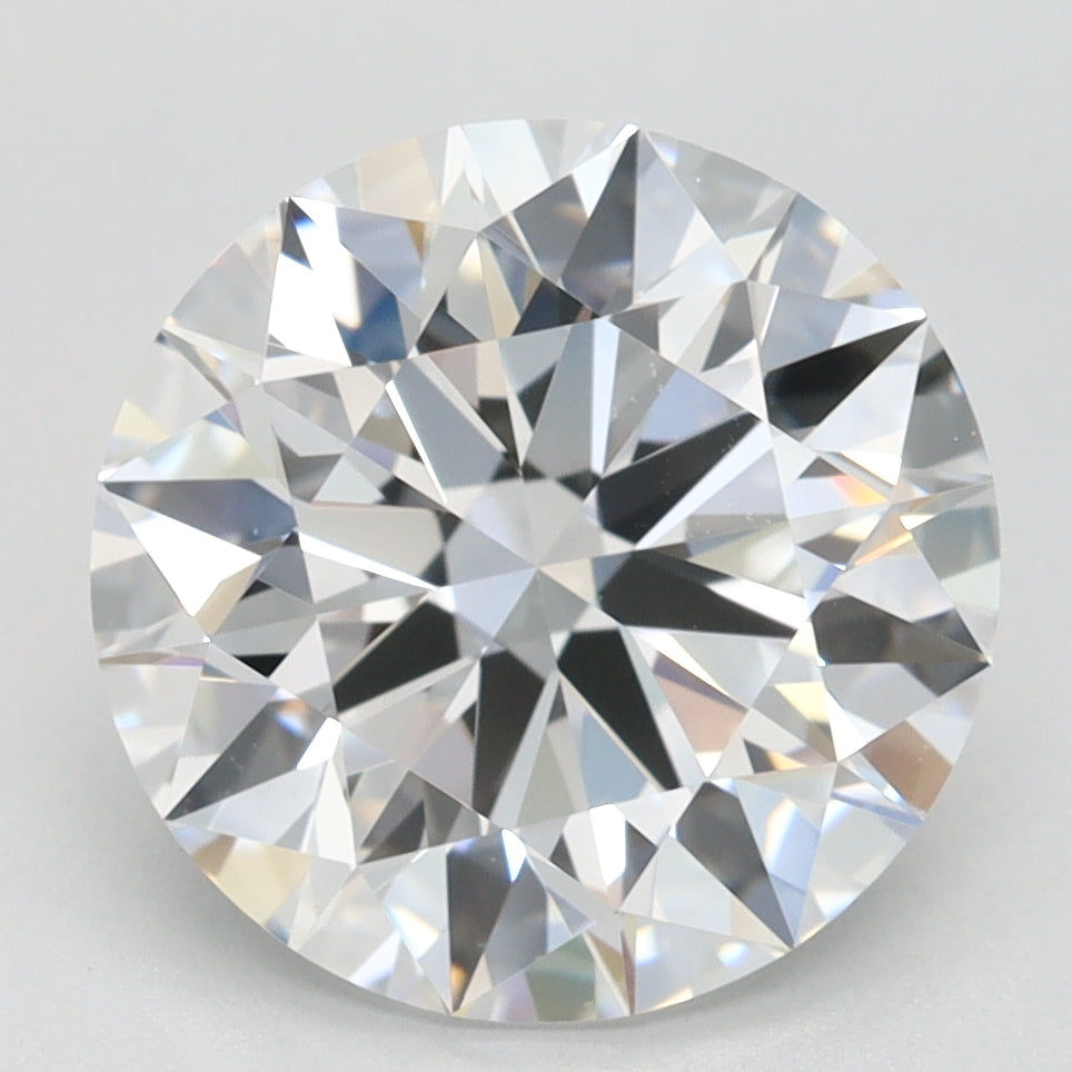 3.34ct Round D IF Lab Created Diamond